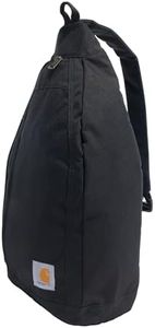 Carhartt Bag, Sling Side Release Buckle & Tablet Sleeve, Crossbody Backpack (Black), One Size