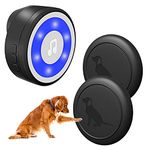 Wireless Dog Doorbell, Dog Bells for Potty Training IP65 Waterproof Touch Button Doggie Doorbell 1000ft Long Range with 20 Melodies 4 Modes LED Flash (1 Receiver & 2 Transmitter)