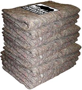 Rhinox Pack of 10 Furniture Moving Van Removal Packing Transit Fabric Blankets -200cm x 150cm