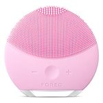 FOREO Luna Mini 2 Plus Compact Cleansing and Firming Facial Massage Device for All Skin Types, Pearl Pink