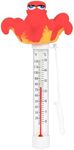 XY-WQ Floating Pool Thermometer, Large Size Easy Read for Water Temperature with String - Swimming Pools, Spas, Hot Tubs, Ponds (Octopus)