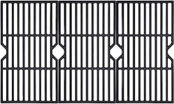 Criditpid BBQ Grates Replacement for Charbroil 463436215, 463436214 Models, 16 7/8" Heavy Duty Cast-Iron Cooking Grids for Master Chef G43257, G43205, G43258, G45118 Grill.