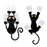 Funny Cat Car Stickers, 2Pcs Cute Car Cat Sticker Black Cat Car Stickers Cat Vinyl Stickers for Car Window Door Decoration Sticker