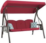 ZZW 3-Seat Outdoor Porch Swing with