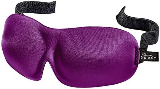 Bucky 40 Blinks No Pressure Solid Eye Mask for Sleep & Travel, Plum, One Size