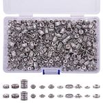 KeyZone Direct Antique Tibetan Silver Spacer Beads 600pcs 12 Style Charm Bead Spacers for Jewelry Making Bracelets Necklace