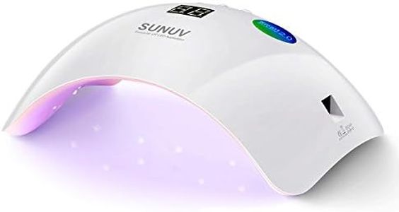 SUNUV SUN8 UV Light for Nails, UV LED Nail Lamp with Three Timer Settings, Gel Nail Light for Nail Polish, Nail Dryer Compatible with All Gel Types