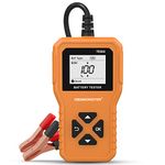 TE503 6V 12V 24V Car Battery Tester, 100-2000 CCA Voltage Tester 2Ah-220Ah Digital Auto Battery Analyzer Internal Resistance Tester Automotive Alternator for Cars/Trucks/Motorcycles/Boats (TE503)