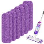 HEEYGEY 6-Pack Reusable Thicken & Absorbent Refill Pads Compatible for Swiffer PowerMop, Power Mop Pads Refill Replacement Pads for Power Mop, Machine Washable Perfectly Fits for All Floor Types