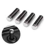 Meagkka Car Door Lock Knobs, 4Pcs Universal Door Lock Pin Cover Carbon Fiber Door Lock Switches Trucks Interior Accessories for Vehicles Car Accessories