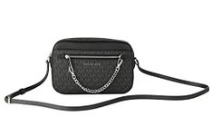 Michael Kors Women's East West Chain Crossbody, Black, Large