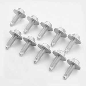 BINB ROAD 10Pcs M8X1.25 Screw and Washer Assembly 000000001410 Compatible with Mercedes-Benz C300 C350 E280 E350 E500 C200 C230 C240 C320 C280 E63AMG