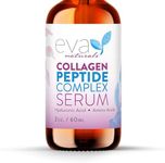 Collagen Peptide Serum - Anti Aging Collagen Serum for Face, Skin Brightening, Reduces Fine Lines & Wrinkles, Heals and Repairs Skin, Microneedling Serum with Hyaluronic Acid (2 oz)