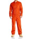 TrendyUniform Plain boiler suit/Men's cotton coverall/coverall for industrial/Full sleeves coverall/mechanic painter workwear, Size-M, Colour-orange