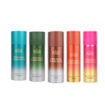 FRENCH ESSENCE combo Deodorant for men and women/Man Deo/Body Spray/Long Lasting Fragrance, Fresh Scent (combo offer) 50ml Each Deodorants - Bloom,Aura, Oud,Recharge,Triumph 250Ml (Pack Of 5)