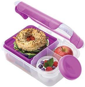 Smash Bento Lunch Box, Grape, 1.6 Liter Capacity