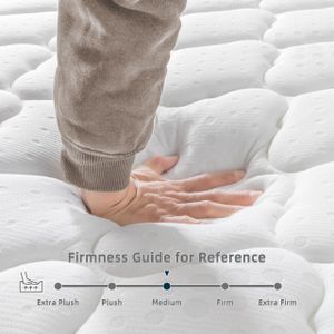 Vesgantti Double Hybrid Mattress – 10.3 Inch Memory Foam & Springs