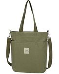 Iswee Canvas Women Shoulder Bag Casual Tote Bag Top Handle Bag Cross-body Handbags