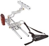 Fotodiox Pro Cinema Sharkcage for Sony a7II, a7R II Cameras - Skeleton Housing, Protective Video Cage - Silver