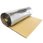 sourcingmap 394mil 21.53sqft Car Auto Firewall Heat Sound Deadener Insulation Mat 79" x 40"