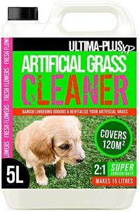 ULTIMA-PLUS XP Artificial Grass Cleaner - Perfect for Pet Owners to Deodorise and Clean Astroturf - Fresh Flowers Fragrance (5 litres)
