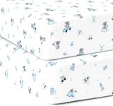 TWC Organic Cotton Cot Bed sheets f