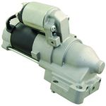 WAI 33253N Starter Motor Compatible With CHRYSLER DODGE JEEP MITSUBISHI Replaces 05033440AA 05033440AC 5033440AA 5033440AC 1810A062 1810A143 M001T93071 M001T93171 M001T93171ZC M1T93071, Metallic