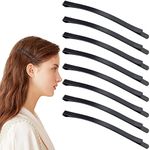 50 Black Jumbo Bobby Pins, 3.34 Inch Metal Hair Clips Hair Pin Bobby-pins Hairpins Hair Accessories for Women Thick Long Updo Hair Style