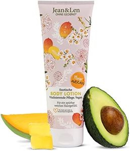 Jean & Len lozione esotica per il corpo al mango e avocado, per tutti i tipi di pelle, formulazione leggera, a rapido assorbimento, senza parabeni e siliconi, lozione vegana per il corpo, 250 ml