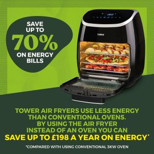 Tower Xpress Pro 11L Air Fryer Oven – Black