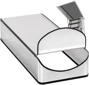 LOPYXBR Attic Door Insulation Cover with Zipper 25" x 54" x 11" Attic Stairs Insulation Cover for Pull Down Stair Attic Stairway Insulation Cover Attic Ladder Insulation Cover Attic Tent Attic Cover