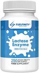 Efficient Lactase Tablets - 250 Days Supply - Lactose Intolerance Tablets 9000 FCC ALU High Strength - Aids in Lactose Digestion - FuelFinity® Excellent Manufacturing Standards (1 Pack)