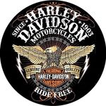 Harley Davidson Ride Free Stickers