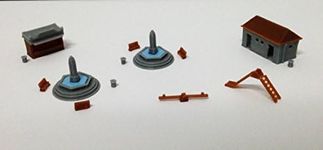 Outland Models Railway Park & Plaza Accessories Fountain Toilet... Z Scale 1:220