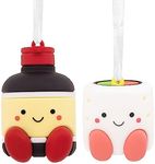 Hallmark Better Together Sushi and Soy Sauce Magnetic Christmas Ornaments for Tree, Set of 2