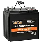 Weize 6V Golf Cart Battery, 210ah B