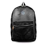 18 inch Mesh See-through Student Backpack School Bag Book bag