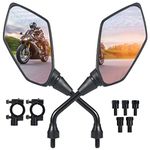 Motorcycle Mirrors, OFIG ATV Mirrors with 7/8" Handlebar Mount Compatible with Motorcycle Scooter Moped ATV Snowmobile Polaris Sportsman Dirt Bike Cruiser Chopper