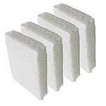 PUREBURG 4-Pack Replacement Humidifier Wick Filters Compatible with Relion WF813 Fits Relion RCM832 RCM832N RCM-832N DH832 DH-832 Duracraft DH-830 Honeywell HC832 Robitusin DH-832 ProCare PCCM-832N AC813 PCWF813