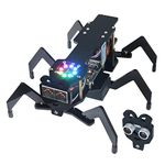 Freenove Robot Ant Kit (Compatible with Arduino IDE), Dot Matrix Expressions, Ultrasonic Obstacle Avoidance, Colorful Lights, IR Remote, App, STEM Project