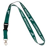 Florida Gulf Coast University Car Keys ID Badge Holder Lanyard Keychain Detachable Breakaway Snap Buckle (Green)