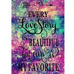 WOWDECOR 5D Diamond Painting Kits, Quotes Every Love Story is Beautiful, but Ours is My Favorite Full Drill DIY Diamond Art Cross Stitch Paint by Numbers