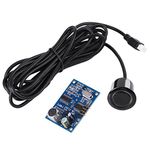 Ultrasonic Module with 2.5M Cable, Waterproof JSN-SR04T Integrated Sensor Reversing Radar DC 5V Measuring Ranging Transducer Module for Arduino