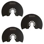 Pack of 3 x 88mm Round Oscillating Multi Tool Blades/Wood Cutter Saw Blades Set Compatible with Dremel Fein Multimaster Makita Stanley Worx Dewalt Multi Tool Etc Oscillating Multitool Blade