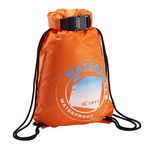 WaterSeals Anti-Theft Drawstring Backpack, Orange, One Size, Orange, One Size, Anti-theft Drawstring Backpack