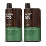 Every Man Jack Nourishing Pacific Cypress Mens Body Wash for All Skin Types - Naturally Derived Ingredients - Cleanse and Hydrate Skin with Coconut and Glycerin - 710 mL 2 Bottles