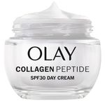 Olay Collagen Peptide Face Moisturiser Day Cream SPF30 - Skincare for Women, Niacinamide 99% Purity, Antioxidant Vitamin E, Advanced Anti-Aging Moisturiser, Strengthens, Restores, Hydrating, 50ml