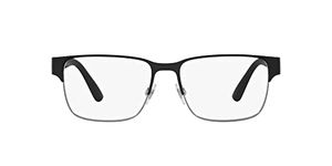 Polo Ralph Lauren Men's Ph1219 Prescription Eyewear Frames, Shiny Black/Demo Lens, 56 mm