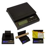 T-Mech Black 30kg Digital Postal Scales Parcel Letter Postage Shipping Electronic Scale Weighs up to 30kg/66lb 5g/0.2oz -10g/ 0.5oz increments 25cm x 28.6cm