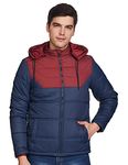 Amazon Brand - Symbol Men's Quilted Jacket (AW21-SY-QWH-153_Maroon_XL)